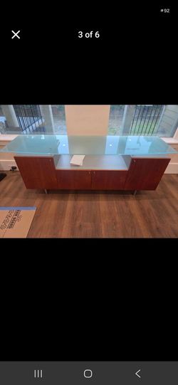 Beautiful, substantial modern credenza