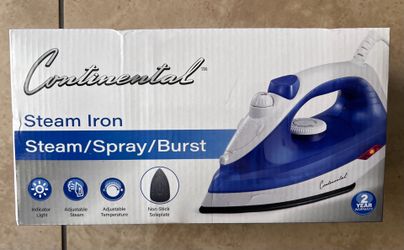 Continental Steam Iron: Steam/Spray/Burst