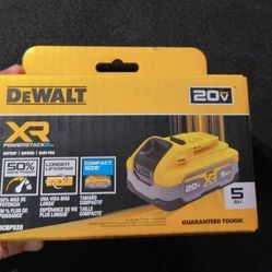 New DeWalt 20v 5AH POWERSTACK BATTERY