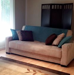 Futon Couch with storage