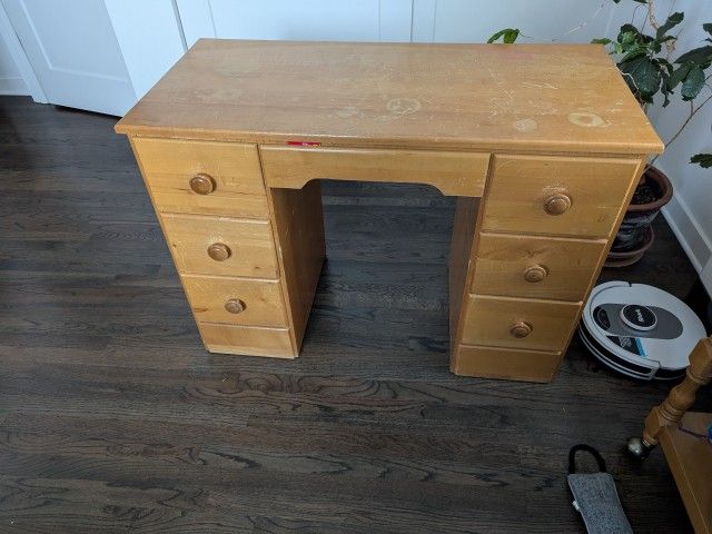 Solid Wood Desk