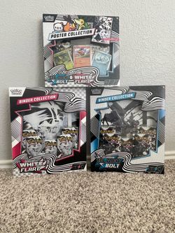 Pokemon  ,  black and white binder collection