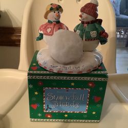 Papel Giftware Snowfall Friends Candle Holder New In Box 