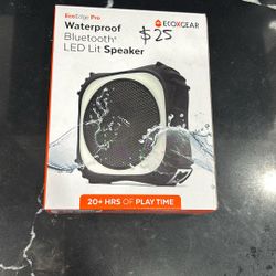 Ecoedge Pro Waterproof Bluetooth LED Lit Speaker 