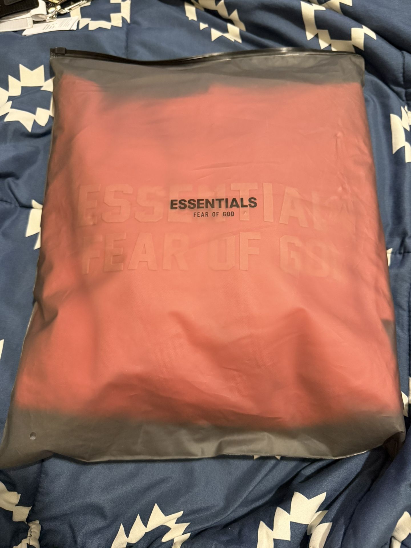 Essentials Hoodie Coral M 100% Authentic