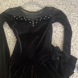 Chloe Noel black figure skating dress