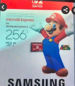 Samsung 256GB microSD Express Card for Nintendo Switch 2