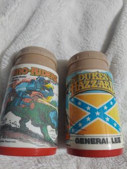 Rare vintage thermals dukes of hazard an dino ryders both for $14