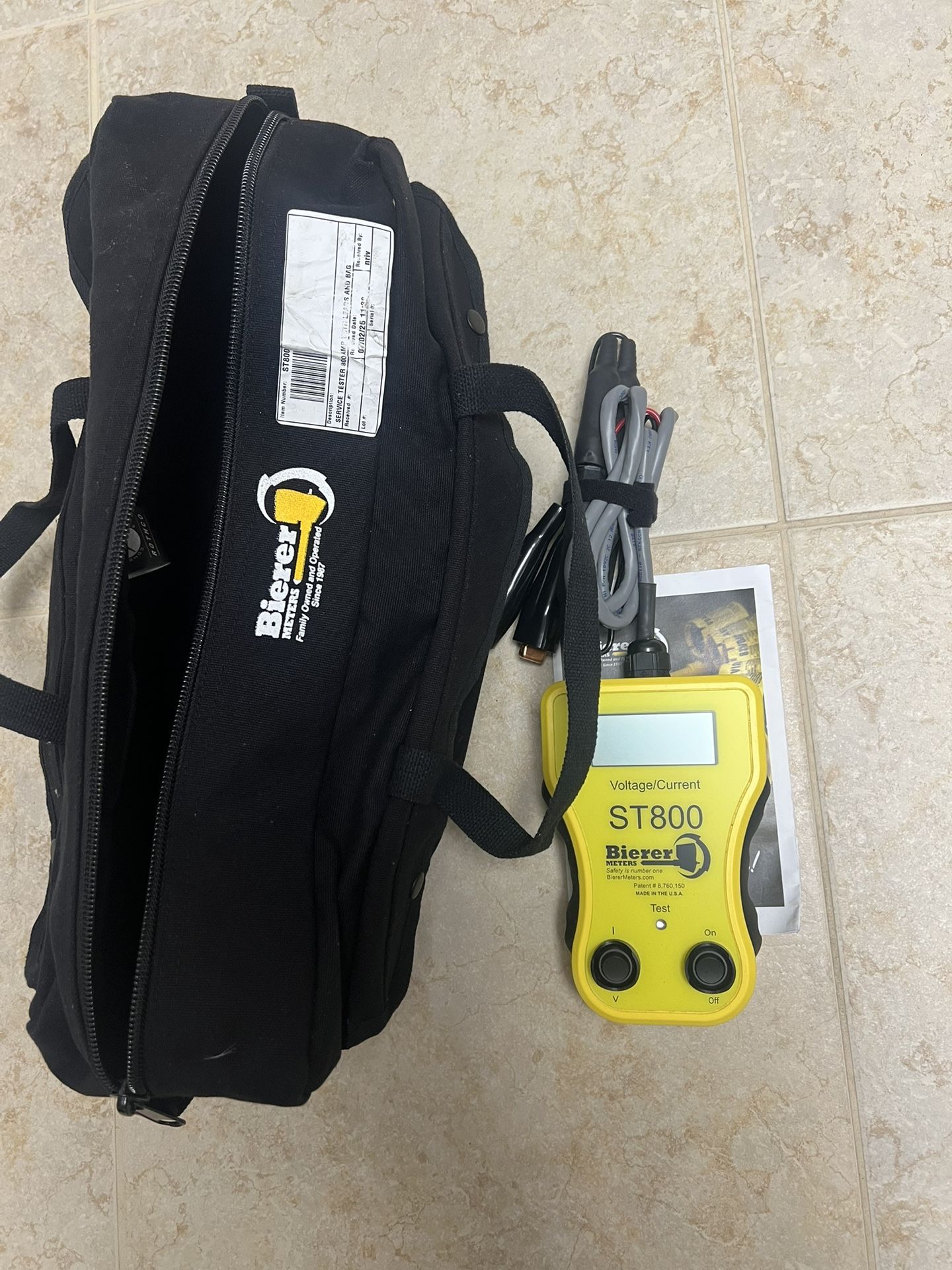 Bierer Meters ST800 Voltage / Current Welding Tester – Excellent Condition