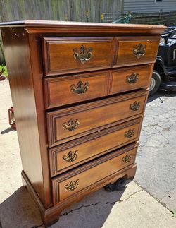 Kids solid wood chest of drawers