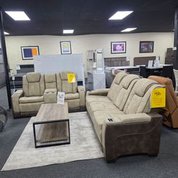 Leather power recliner sofa or love seat 🚚WE DELIVER🚚