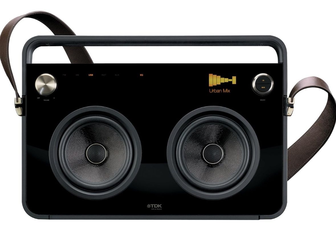 TDK 2-Speaker Boombox Audio System