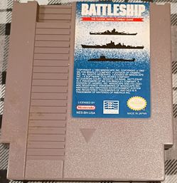 Battleship NES Cartridge
