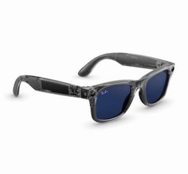 Ray-Ban Meta Wayfarer (Gen 2) Shiny Transparent Grey Transitions Sapphire Lenses
