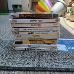 Lot Of Wii Games Metroid Lego Star Wars Indiana Jones Toy Story 