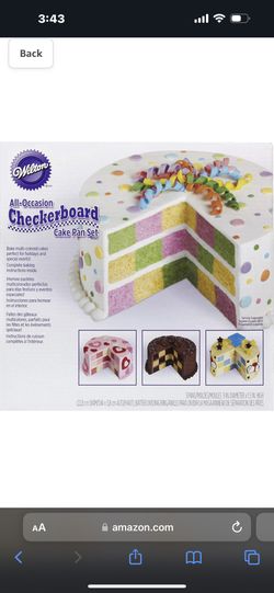 New Wilton Checkerboard Cake Pan