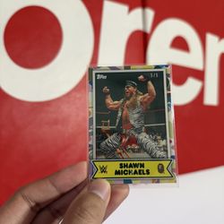 Bape WWE Topps Cards Shawn Michaels 5/5
