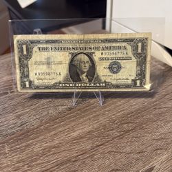 1957 B 1$ Silver Cert Note