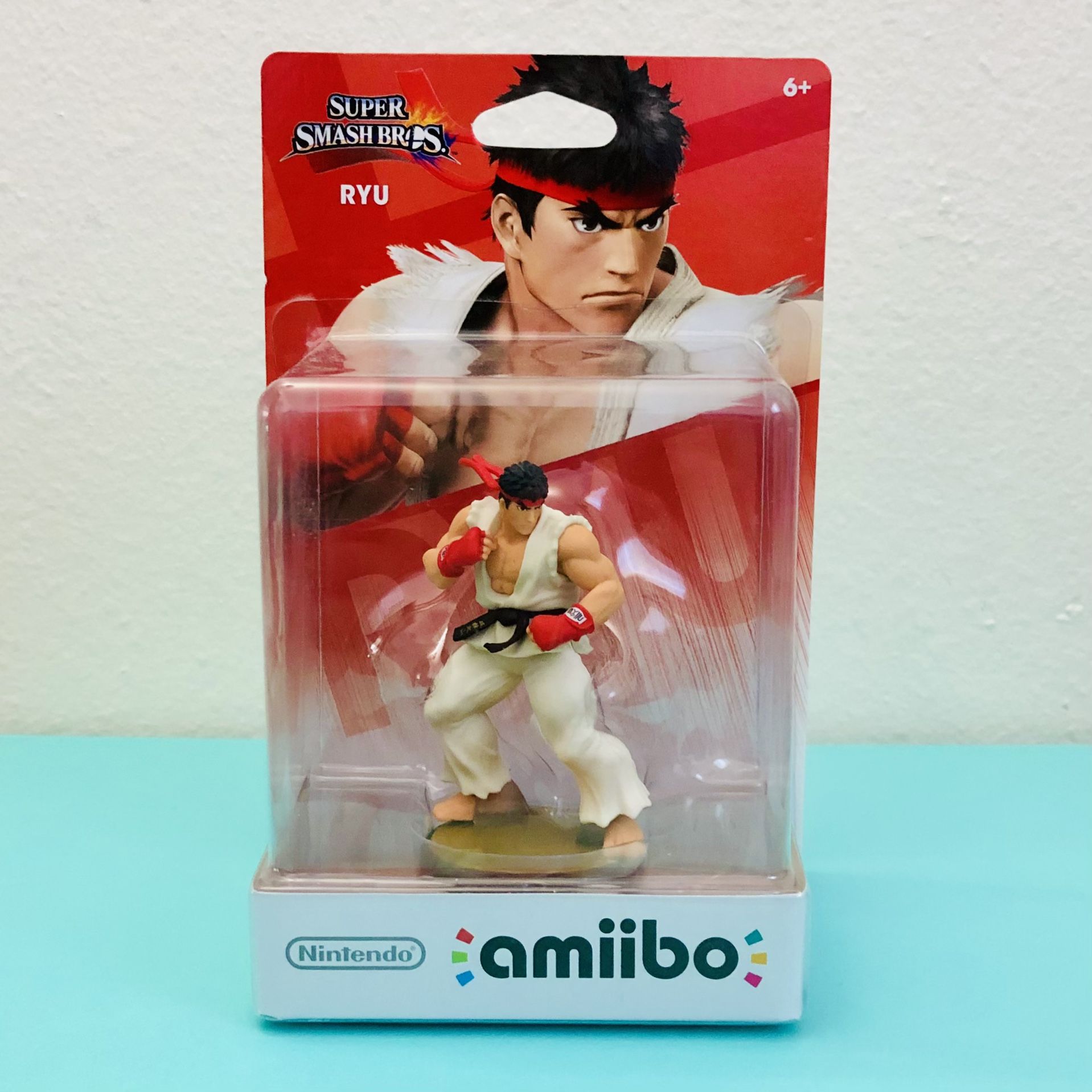 Super Smash Bros. Amiibo Figure - Ryu from Street Fighter