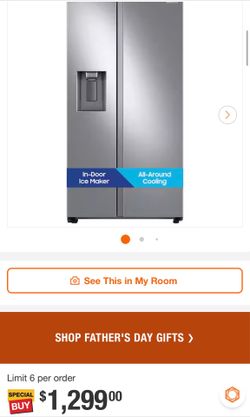 Samsung Side by side refrigerator