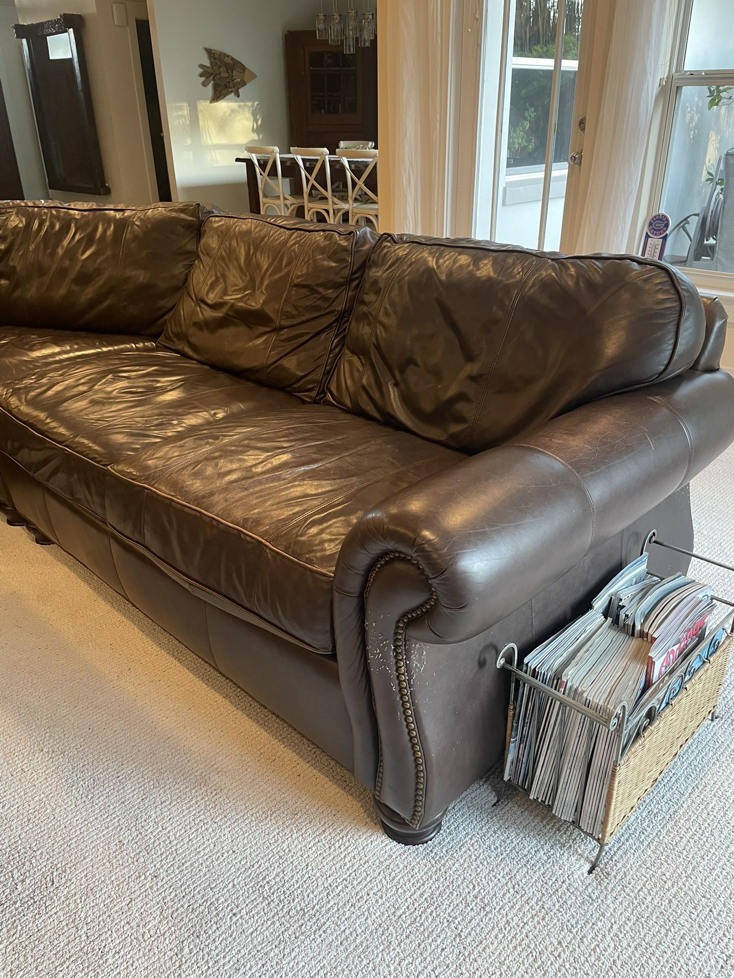 Bernhardt Leather Sofa for Sale in Orlando, FL OfferUp