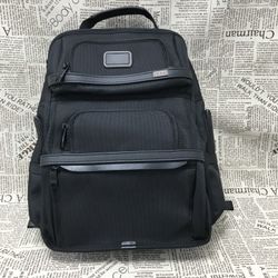 TUMI Alpha Brief Backpack in black