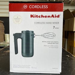KitchenAid (KHMB732TSE) Cordless Hand Mixer; Brand New Still In