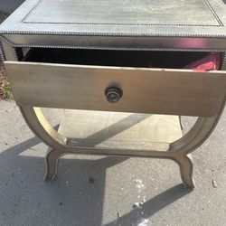 New Silver End Table Reduced