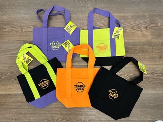 Trader Joes Mini Halloween Tote Bags $9-$12 - NEW W/Tags!