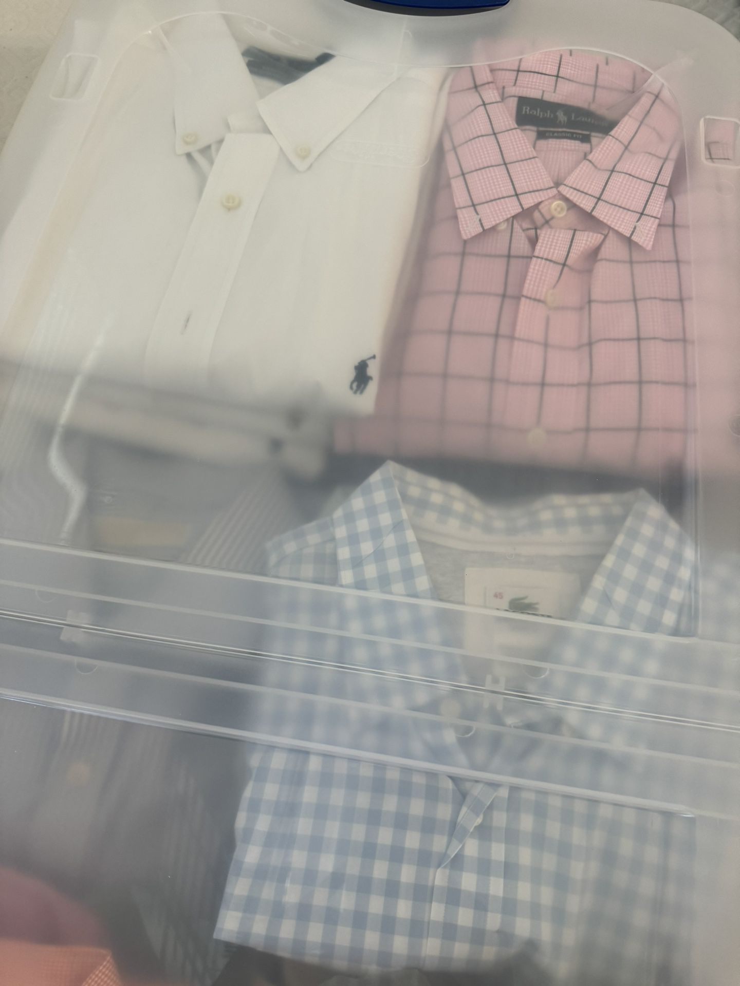 Ralph Lauren Dress Shirts - Long Sleeve Dry Cleaned Dust Free Storage 