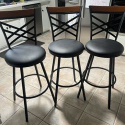 3 Bar Height Stools