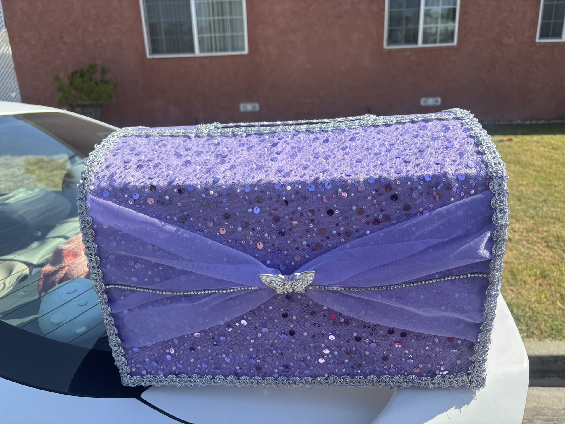Purple Butterfly Gift Box