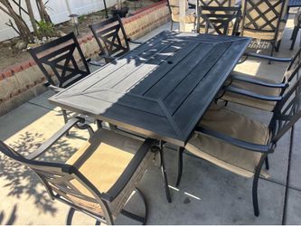 Patio table set