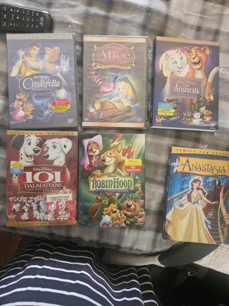 6 - New Disney Classic Movies Forsale