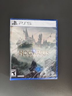 Hogwarts Legacy for PS five, new in sealed plastic