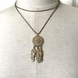 Dream Catcher Pendant Necklace 