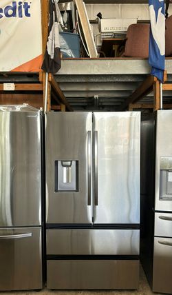 Samsung 4-Door Refrigerator (French Door Fridge with Drawer Freezer) Stainless Steel - Water Dispenser LED Lighting