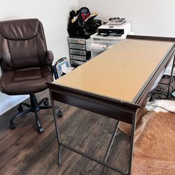60 Inch Executive Desk  & chair Combo 