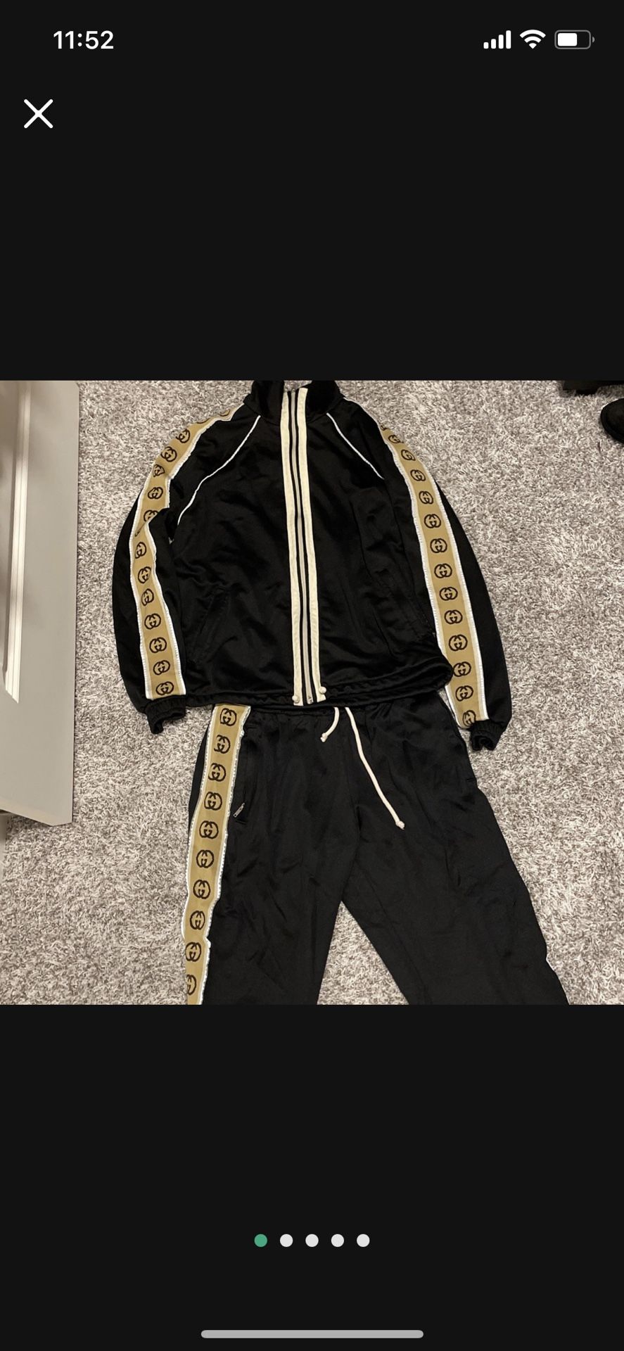 Mens Small Gucci Tracksuit