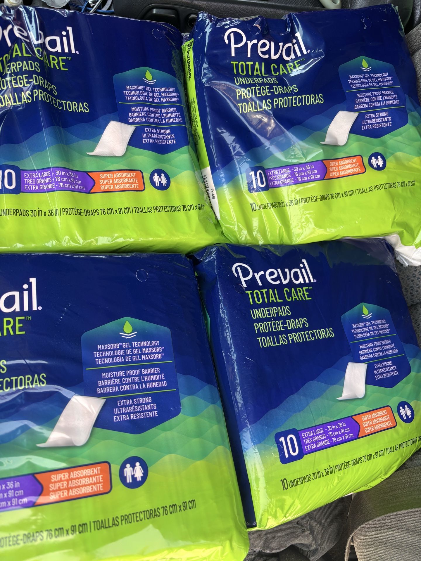 New prevail underpads extra large new