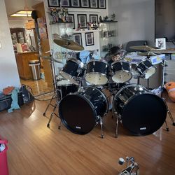 Tama Imperialstar 7-Piece Double Bass Drum Set + Snare + Pearl 13” Tom