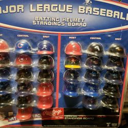 MAJOR LEAGUE BASEBALL BATTINGS HELMET STANDINGS  BOARDS