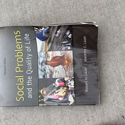 Social Problems And The Quality Of Life Book