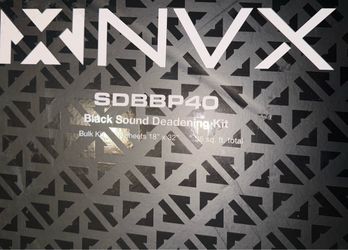 Black Sounding Deadening Kit