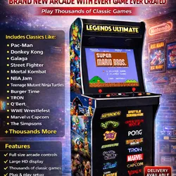 Brand New Mega Arcade w/ Every Game Ever Created - Delivery Included!