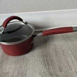 Rachel Ray Non Stick 1qt Saucepan With Glass Lid