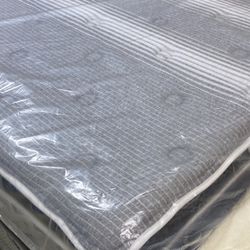 👑 NEW KING SIZE PILLOW TOP SUPREME DELUXE MATTRESS W.BOXSPRING INCLUDED 👑