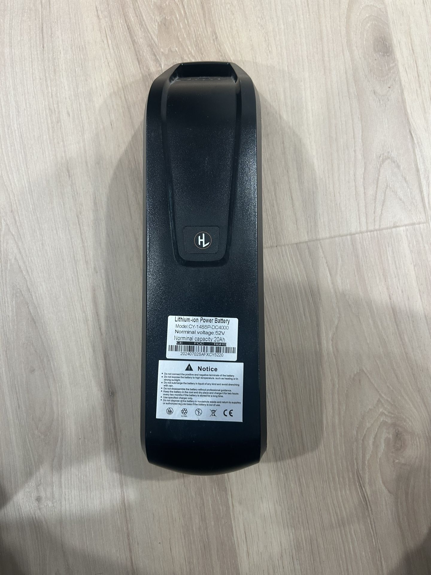 E Bike Battery 52V 20Ah