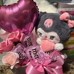 Valentines Gifts Kuromi Basket