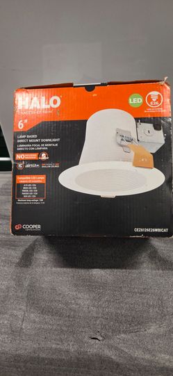 Halo 6" Canless LED Direct Mount Downlight